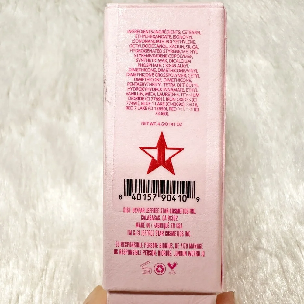 NIB Jeffree Star Velvet Trap Lipstick in Cherry Soda Full Size 3.3g